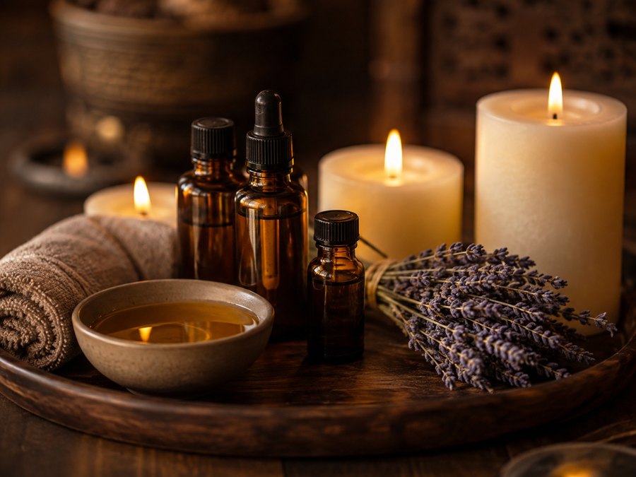 Aromaterapi masajında kullanılan doğal yağlar